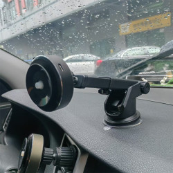 新款車用手機支架 出風口汽車導航支架吸盤式智能汽車手機固定架