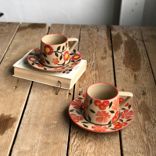 創意冰裂紋陶瓷杯花朵高顔值馬克杯輕奢家用辦公咖啡杯早餐牛奶杯 創意冰裂紋陶瓷杯花朵高顔值馬克杯輕奢家用辦公咖啡杯早餐牛奶杯