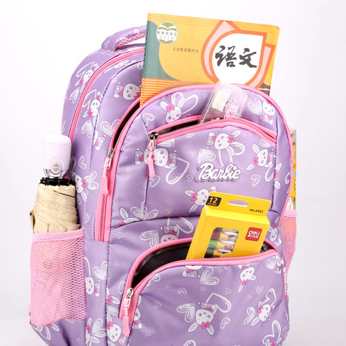 小學生後背包女孩輕便雙肩包三四年級兒童6-14嵗大容量書包