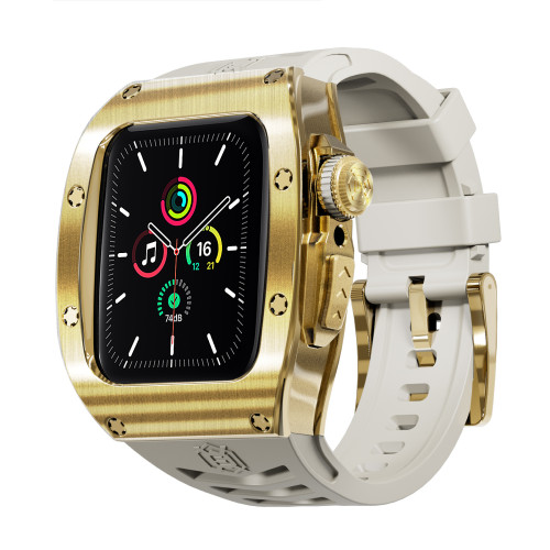 爆款適用於Apple iWatch 7/8通用44/45MM金屬防摔手錶保護殼