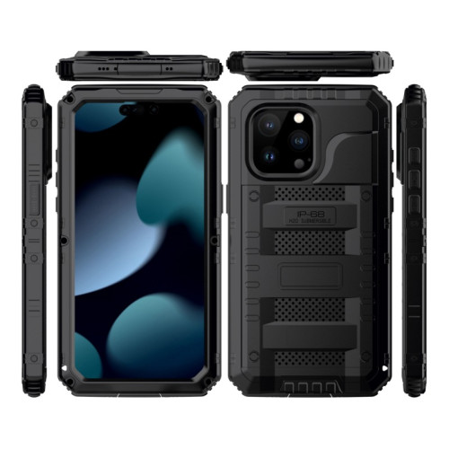 適用蘋果15戰狼系列4防手機殼iPhone15ProMax戶外運動金屬保護套