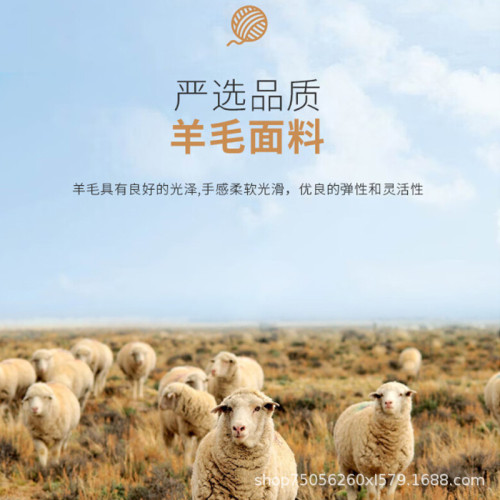 秋季新款毛衣翻領青年爸爸裝含綿羊毛套頭保暖針織衫簡約內搭上衣