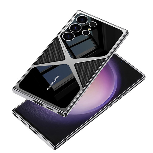 適用於S23u手機殼三星S23ultra電鍍超音速防摔手機殼保護套