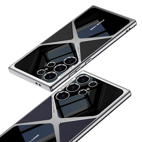 適用於S23u手機殼三星S23ultra電鍍超音速防摔手機殼保護套