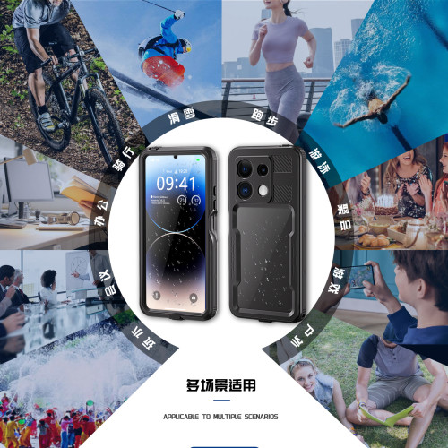 紅辣椒防水手機殼適用紅米Redminote13全包戶外13Pro防摔5G保護套