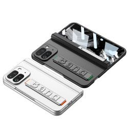 適用谷歌Pixel9 Pro Fold 腕帶保護套手機殼側包支架磁吸鉸鏈硬殼