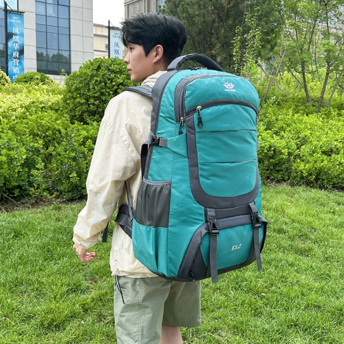 運動戶外登山包露營用雙肩包爬登山大容量後背包大雙肩包野營收納包
