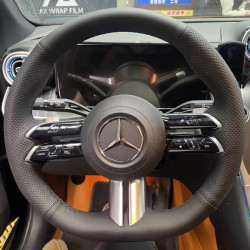 手縫方向盤套 專車專用汽車把套適用於比亞迪大衆奔馳寶馬奧迪等