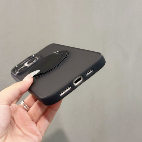 二代360旋轉支架適用蘋果16Pro max磁吸手機殼iphone15膚感保護套