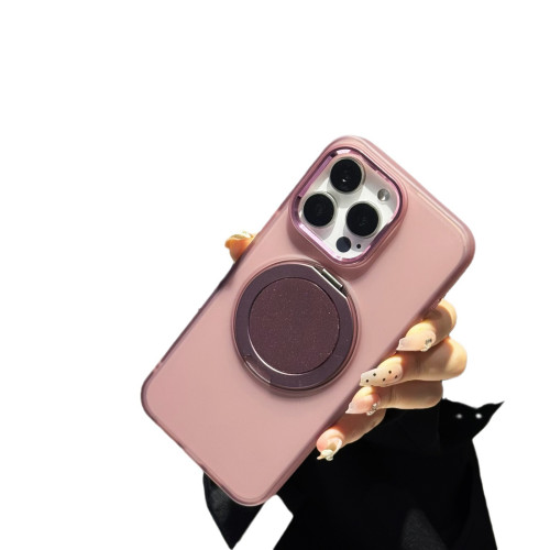 二代360旋轉支架適用蘋果16Pro max磁吸手機殼iphone15膚感保護套