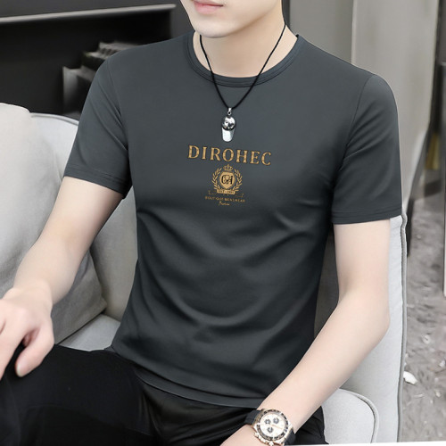 2025新款夏季男士短袖t恤上衣服裝生性張力穿搭潮牌棉純重磅半袖