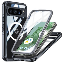 適用谷歌Pixel9/9Pro手機殼9ProXL透明三防密封防摔防塵手機全包