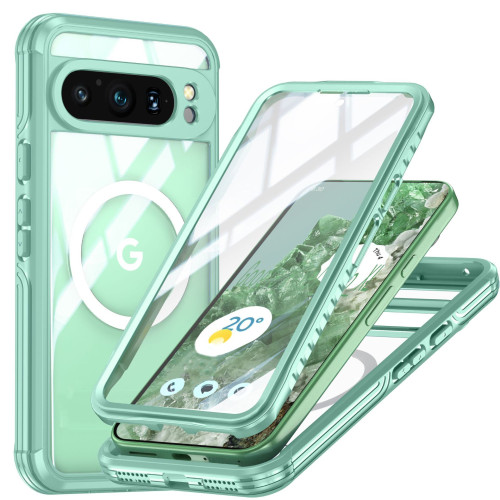 適用谷歌Pixel9/9Pro手機殼9ProXL透明三防密封防摔防塵手機全包