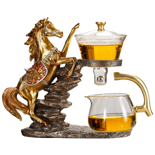 玻璃自動茶具套裝懶人家用功夫茶具泡茶器辦公室功夫茶杯茶壺小套