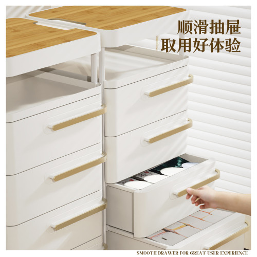 床頭櫃高級現代簡約床邊收納櫃可移動小推車家用抽屜式多層儲物櫃