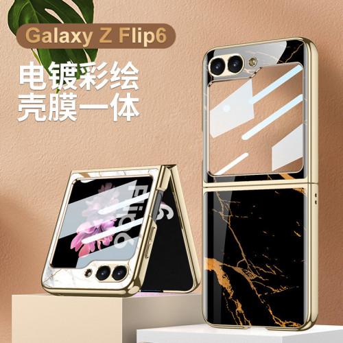 適用三星GalaxyzFlip6手機殼時尚新品保護套防摔創意風保護套