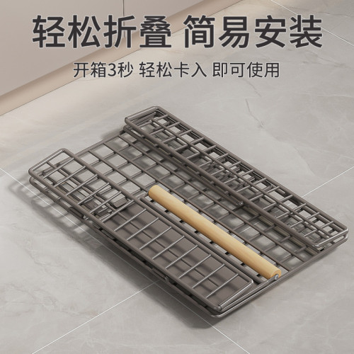 廚房下水槽置物架可抽拉多功能收納架免打孔櫥櫃抽屜式拉籃調料架