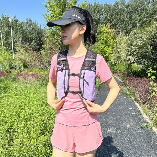 透氣跑步後背包可攜式跑步包女士越野跑步水袋包新款馬拉松騎行包