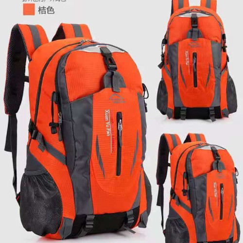 可固定登山杖徒步旅行雙肩後背包多功能露營包大容量護腰戶外登山包