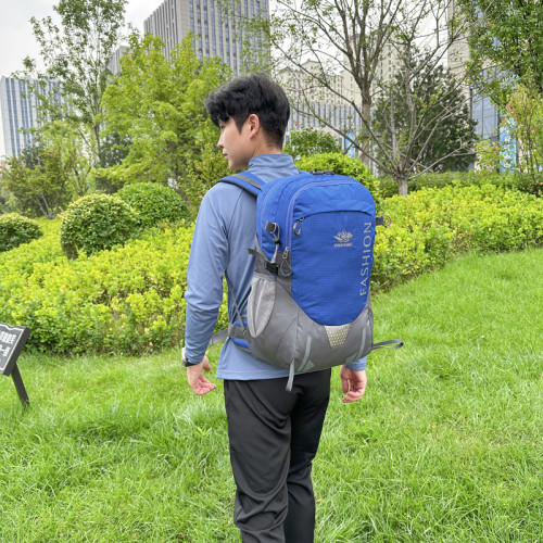 登山包運動雙肩包防潑水尼龍徒步包運動休閒旅遊露營收納包