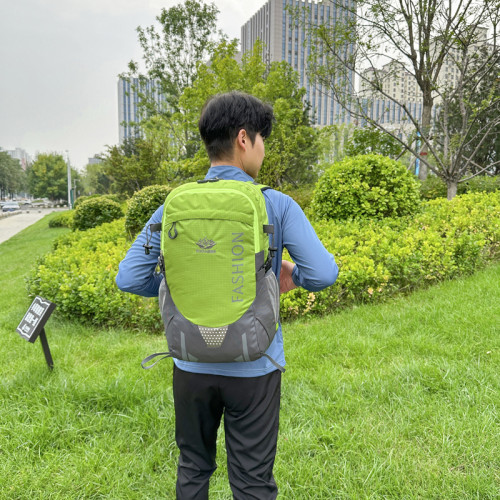 登山包運動雙肩包防潑水尼龍徒步包運動休閒旅遊露營收納包