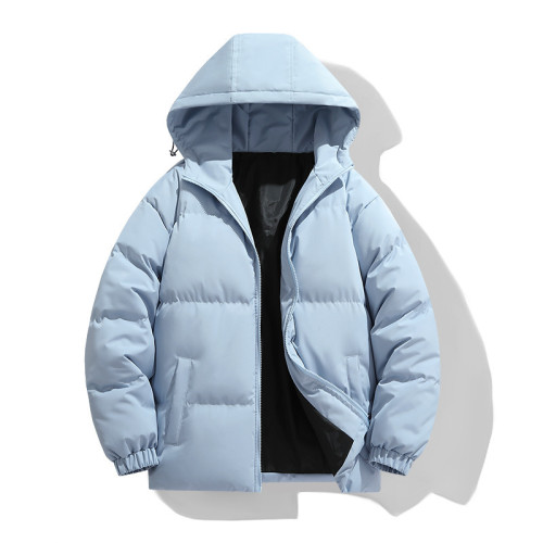 冬季新款男款棉服韓版連帽棉服加厚保暖潮流棉襖外套男裝上衣