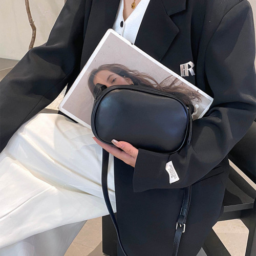 小衆設計真皮新款女包2025新款頭層牛皮復古單肩小化妝包小圓包