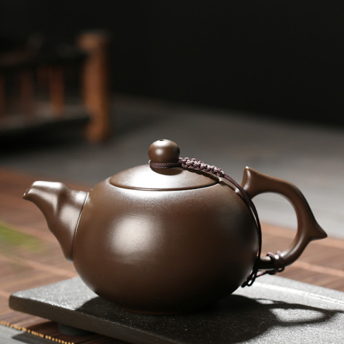 宜興紫砂茶壺大容量單壺大號泡茶壺球孔功夫茶具套裝家用西施壺