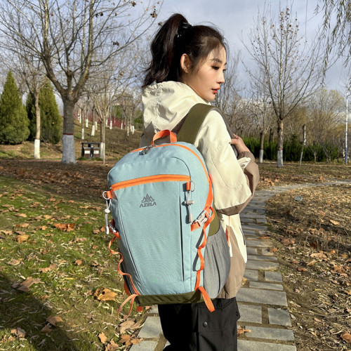 阿澤拉登山包大容量輕便徒步後背包運動雙肩包輕量化防潑戶外包