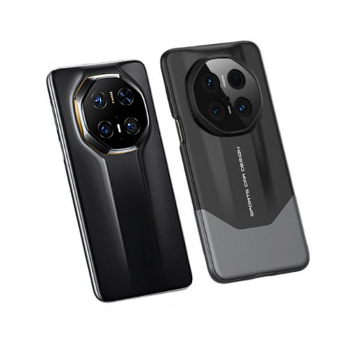 適用華爲Mate70RS手機殼非凡大師版超薄撞色拼接超跑殼Mate70Pro+