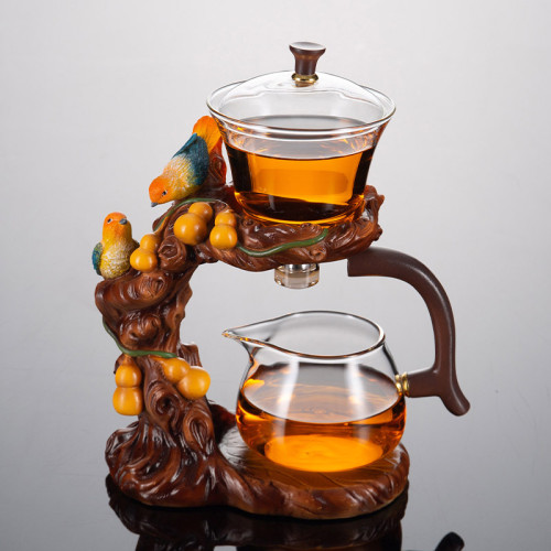 半自動懶人茶具套裝家用功夫泡茶器輕奢高檔辦公室會客玻璃茶壺