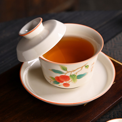 加工草木灰茶具套裝一整套陶瓷禮盒裝德化禮品功夫