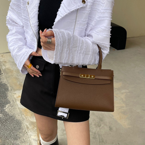 女式牛皮包包2025新款凱麗真皮女包高級感手提媽媽單肩斜背通勤包