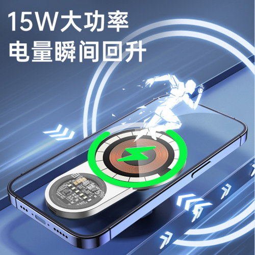 車用手機支架 magsafe磁吸360度可調節支架無線充卡扣支架