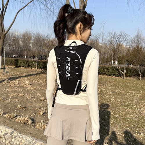 阿澤拉登山包戶外跑步馬拉松運動登山包水壺後背包套餐折曡雙肩包