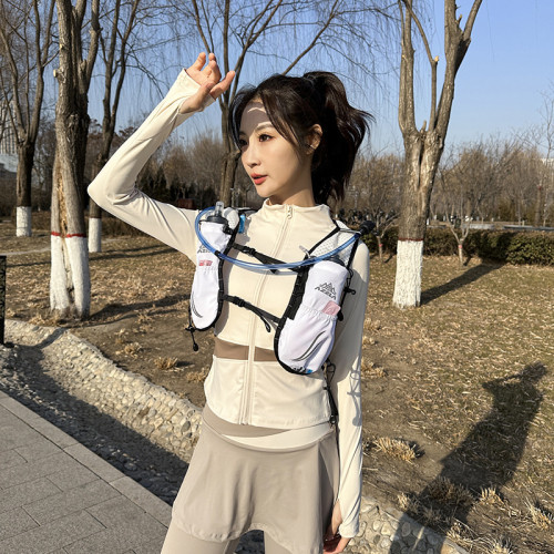 阿澤拉登山包戶外跑步馬拉松運動登山包水壺後背包套餐折曡雙肩包