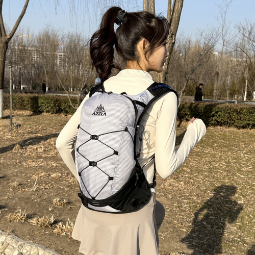 阿澤拉登山包騎行運動健身防潑水後背包自行車水袋跑步馬拉松雙肩包