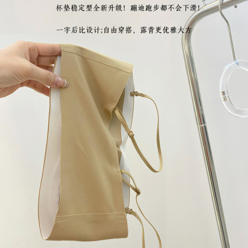 防滑文胸吊帶小胸聚攏半杯防走光無肩帶內衣女透氣無鋼圈薄杯胸罩