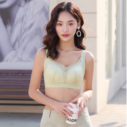 內衣內衣女薄款大胸顯小定型杯聚攏調整型收副乳大碼抹胸無痕文胸