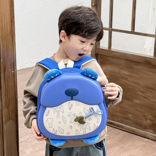 童趣卡通小學生書包新款可愛小熊蛋殼包輕便男女幼兒園雙肩包
