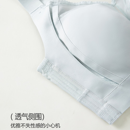 全罩杯大胸顯小薄杯文胸無痕軟鋼圈內衣女防下垂聚攏調整型收副乳