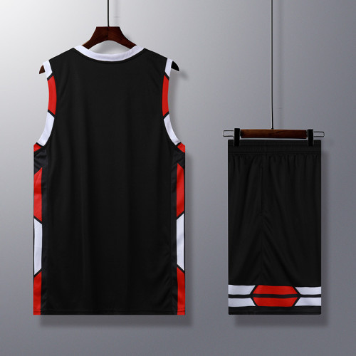 新款籃球服男款夏季童裝成人籃球服套裝兩件套運動服休閒服薄