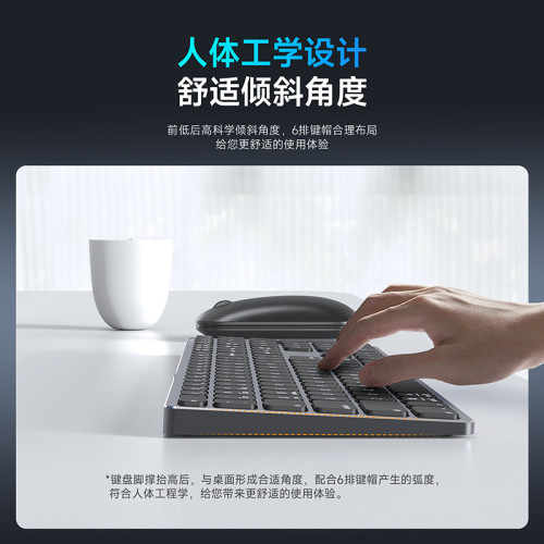 鋁合金藍牙無線鍵盤可攜式二合一靜音超薄鍵盤平板筆記型電腦通用