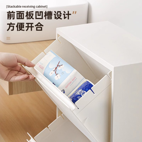 友耐收納櫃多層家用客廳零食櫃寶寶玩具收納置物架抽屜帶輪儲物櫃