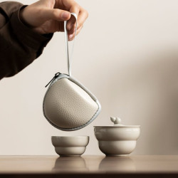 葫蘆旅行茶具一壺一杯可攜式泡茶壺戶外單人福祿快客杯禮品套裝