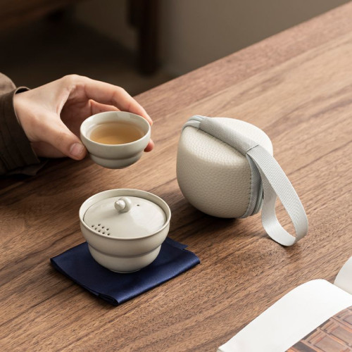 葫蘆旅行茶具一壺一杯可攜式泡茶壺戶外單人福祿快客杯禮品套裝 葫蘆旅行茶具一壺一杯可攜式泡茶壺戶外單人福祿快客杯禮品套裝