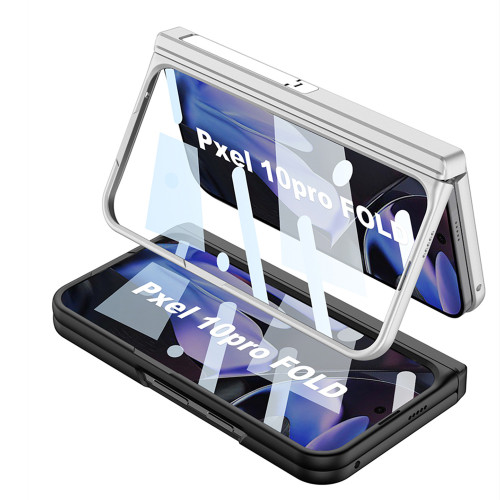 適用谷歌pixel10Pro fold手機殼磁吸鉸鏈支架殼膜一體Googl10 Pro