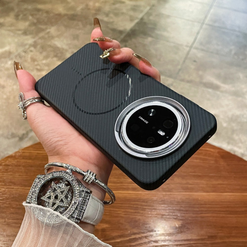凱夫拉纖維紋理適用華爲Mate70Pro+磁吸手機殼高級M60Pro膚感硬殼