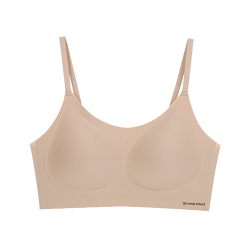 無痕粉底液內衣女舒適聚攏上托收副乳隱形穿衣不透吊帶背心文胸罩