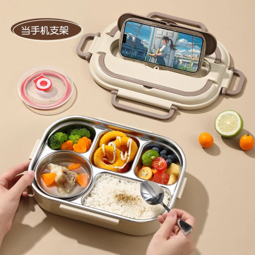 保溫餐盒飯盒不鏽鋼便當餐盒兒童小學生上班族可微波爐分格飯盒
